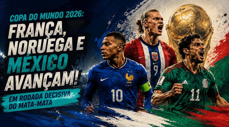 Haaland coloca Noruega nas oitavas
